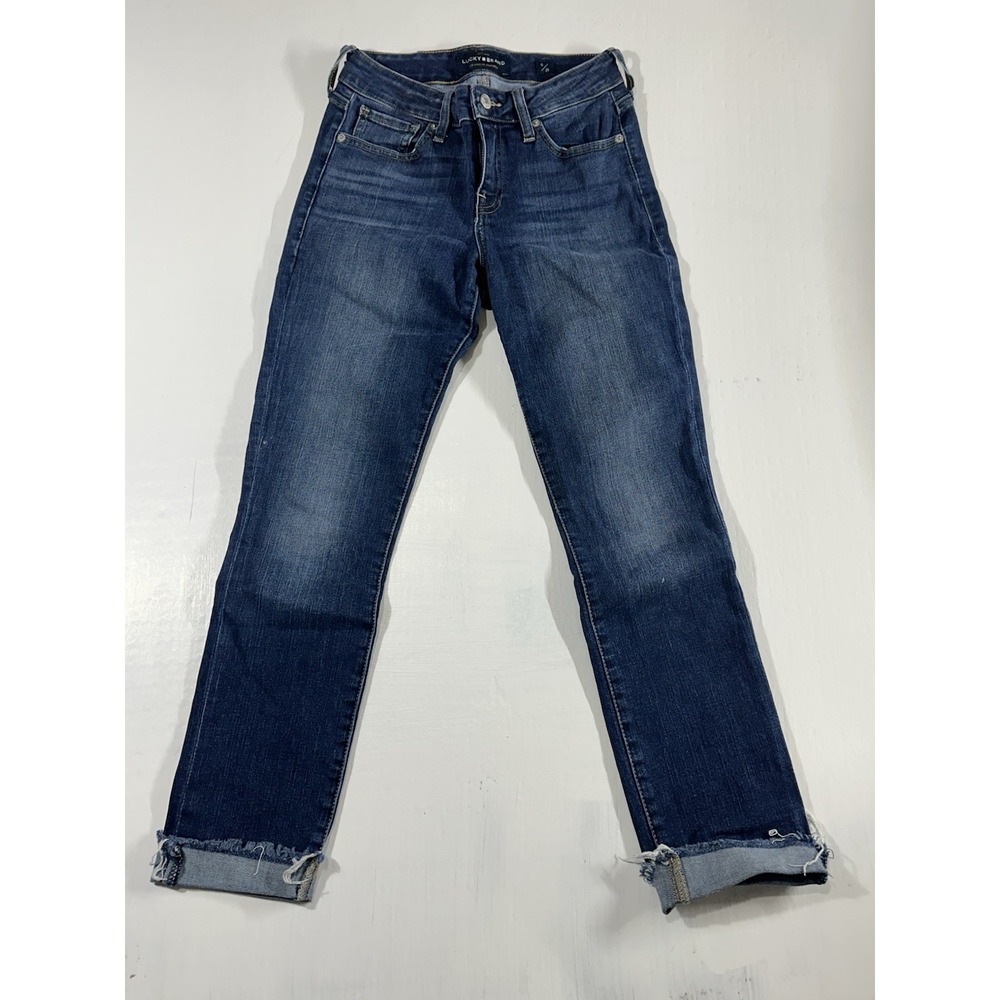 Lucky Brand Lolita Skinny Jeans Womens Blue Mid Rise 5 Pocket Classic Size 0/25